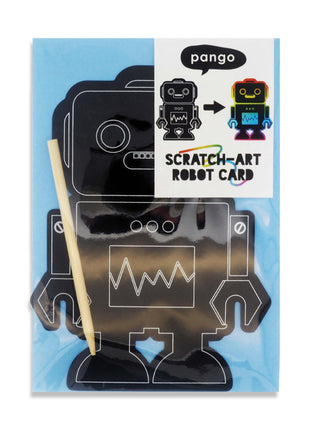 Carte à gratter - Robot