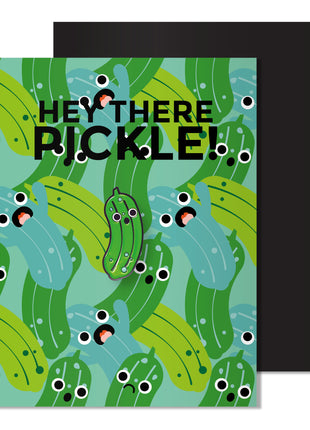Enamel Pickle Pin Card