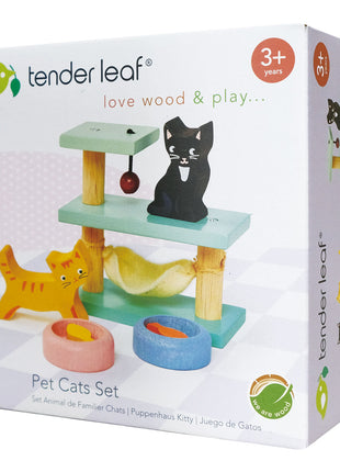 Ensemble de chats de compagnie