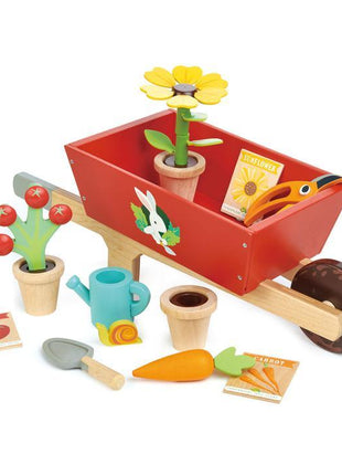 Ensemble de brouette de jardin