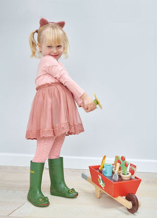 Ensemble de brouette de jardin