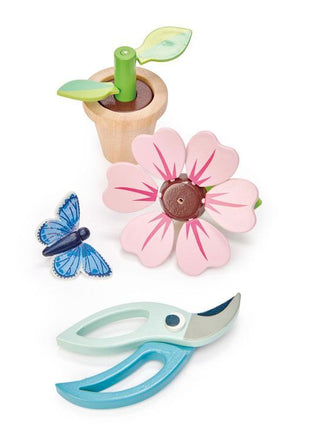Ensemble de pots de fleurs en fleurs