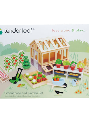 Ensemble serre et jardin