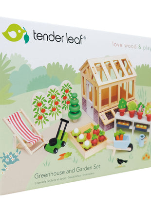 Ensemble serre et jardin