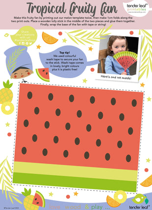 Tropical Fruit Chopping Board