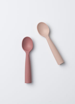 Training Spoon Set - Pink Salt + Raspberry