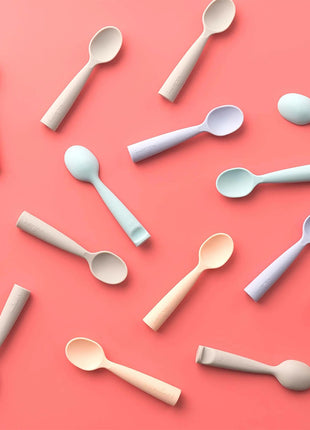 Training Spoon Set - Cotton Candy + Toffee