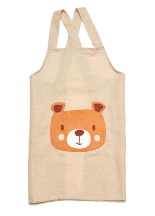 Bear Linen Apron