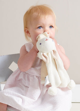 Baby Threads Cream Bunny Comforter