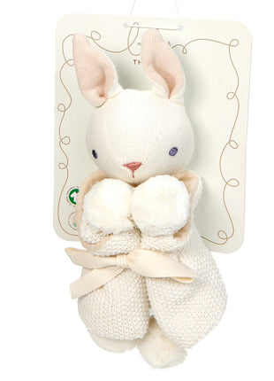 Baby Threads Cream Bunny Comforter
