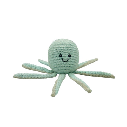Octopus Rattle - Light Turquoise