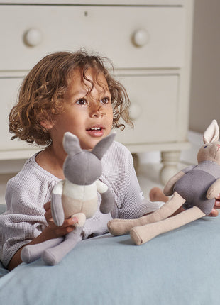 Baby Threads Taupe Bunny