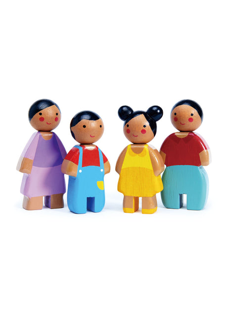 Famille de poupées ensoleillées