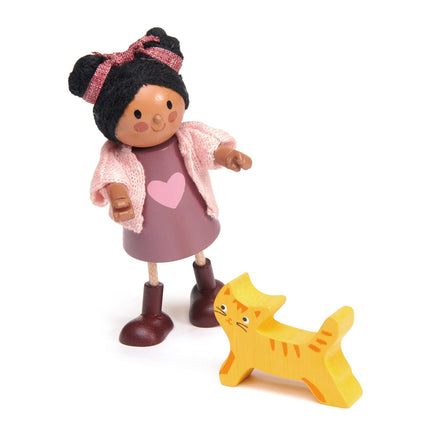 Ayana et son chat