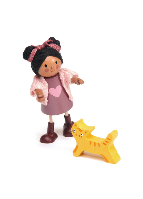 Ayana et son chat