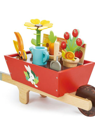 Ensemble de brouette de jardin