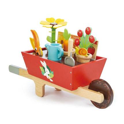 Ensemble de brouette de jardin