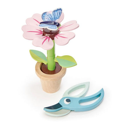 Ensemble de pots de fleurs en fleurs