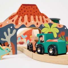 Open-ended Play - Lost World Dinosaur Railway Set