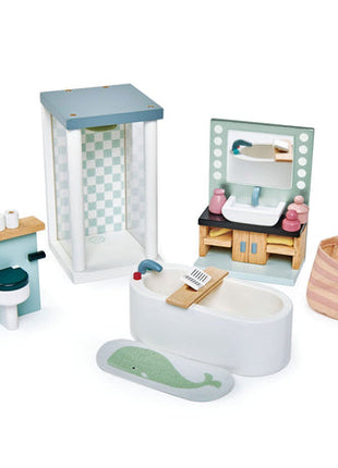 Meubles de salle de bain pour maison de poupées
