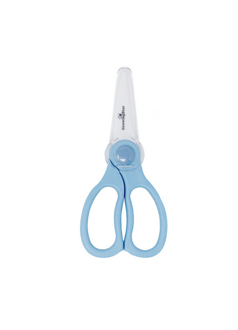 Ciseaux à nourriture pour bébé - Bleu