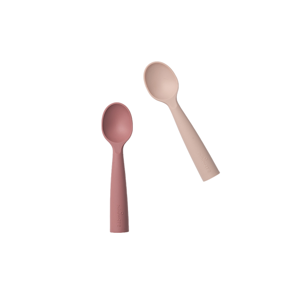 Training Spoon Set - Pink Salt + Raspberry