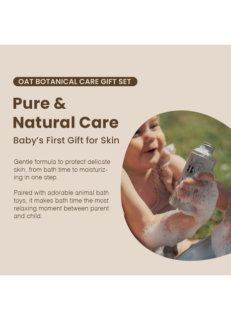 BJÖRK VÄXA Oat Botanical Care Gift Set - Bear