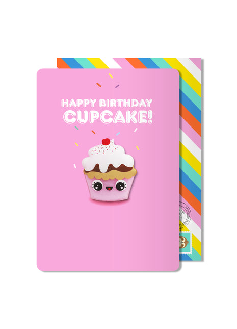 Carte magnétique pour cupcake d'anniversaire