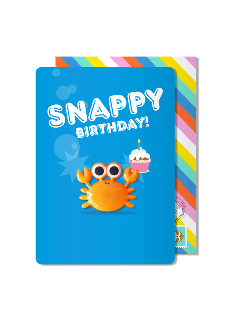 Carte magnétique d'anniversaire Snappy