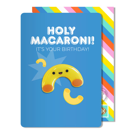 Carte magnétique d'anniversaire Holy Macaroni