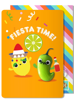 Birthday Fiesta Time Magnet Card
