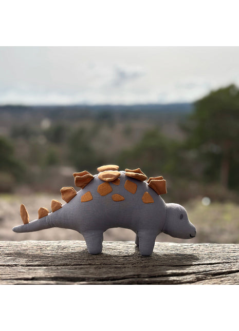 Jouet dinosaure en lin Steggy