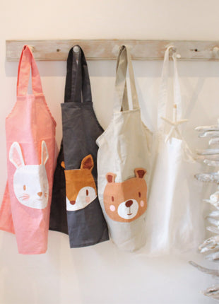 Rabbit Linen Apron