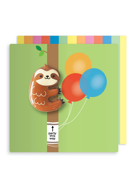 Carte aimantée paresseux