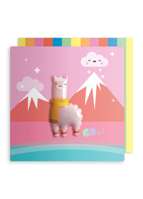 Carte aimantée lama