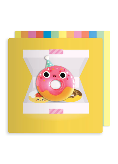 Carte magnétique en forme de beignet