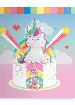 Unicorn Magnet Birthday Card