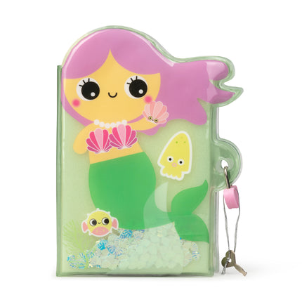 Mermaid Glitter Locking Diary