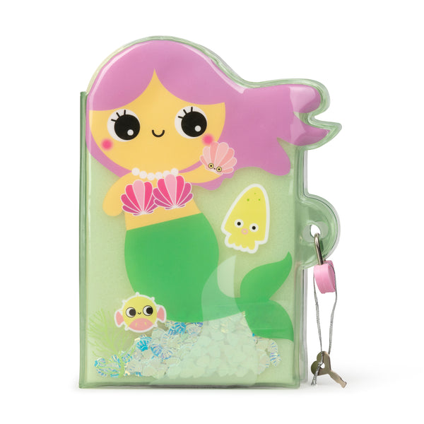 Mermaid Glitter Locking Diary