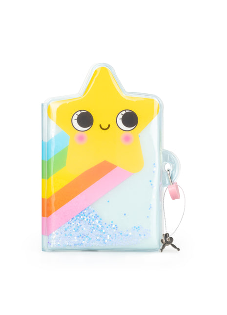 Journal de verrouillage à paillettes étoiles