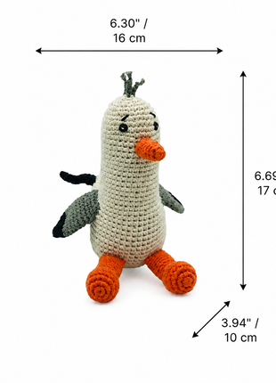 LS2484 - Seagull Rattle dimensions