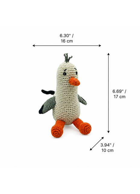 LS2484 - Seagull Rattle dimensions
