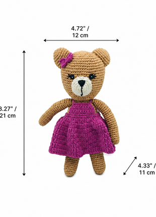 LS2486 - Bear Rattle - Girl dimensions