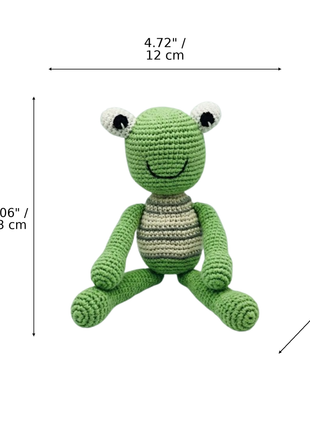 LS2488 - Frog Rattle dimensions