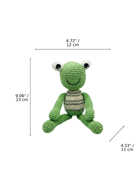 LS2488 - Frog Rattle dimensions