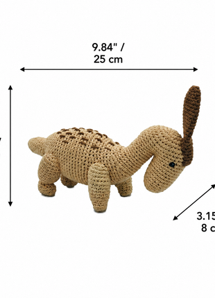 LS2498 - Parasaur Rattle dimensions