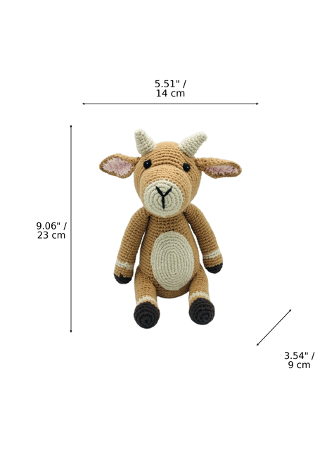 LS2501 - Goat Rattle dimensions