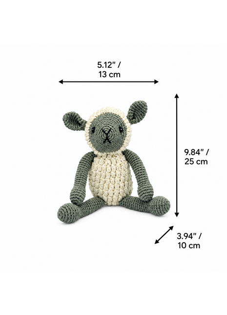 LS2504 - Sheep Rattle dimensions