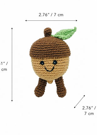 LS2506 - Acorn Rattle dimensions