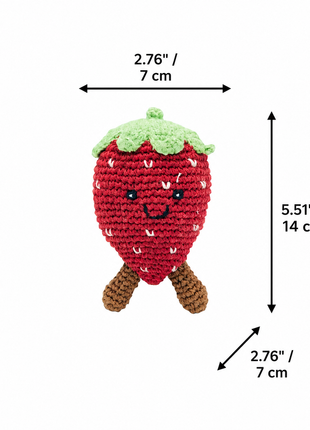 LS2516 - Strawberry Rattle dimensions